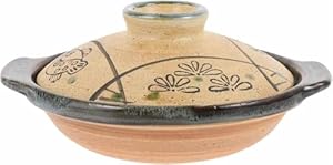 Myxjx MYXJX Ceramiczny Garnek z Wzorem Kwiatowym