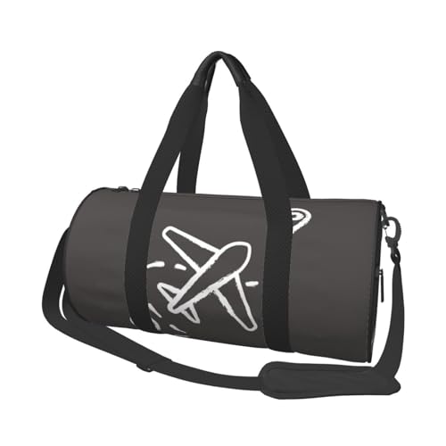 Salelf Rota de avião para bolsa de viagem, bolsa de viagem grande impermeável, bolsa de fim de semana, bolsa de ginástica, bolsa esportiva, bolsa noturna