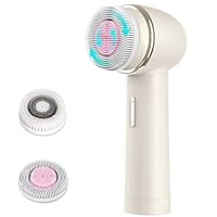 MYCARBON Elektrische Gesichtsbürste Tiefenreinigung für alle Hauttypen 2 Modus 2500mAh Wiederaufladbar IPX7 Wasserfest Gesichtsreinigungsbürste für Exfoliation Poren verstopfende Schmutz Fleischfarben