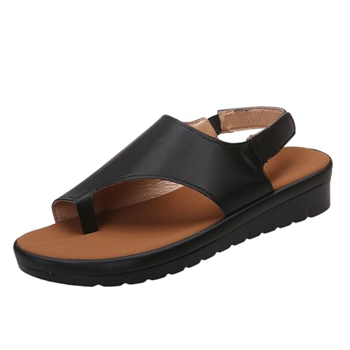 Summer Bunion Orthopedic Beach Sandals For Women,Big Toe Foot Corrector Sandal For Hallux Valgus,Casual Walking Plantar Fasciitis Slippers