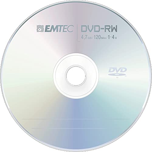Emtec DVD-RW 4.7GB Pack de 1