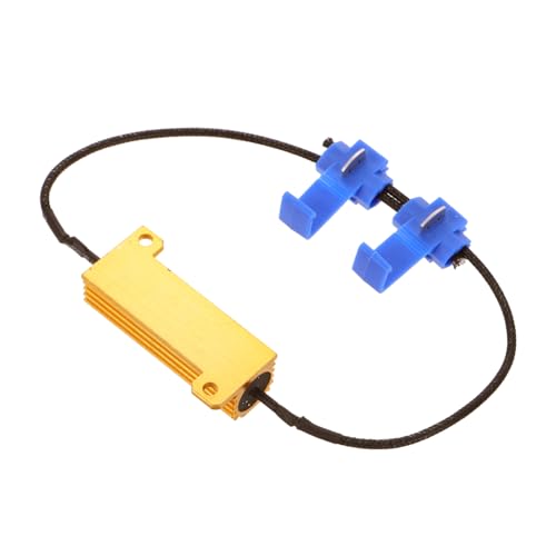 TOPPERFUN 1juego Resistencia De Carga Para Led Solucionador De Errores De Parpadeo De Señal De Carcasa De Para Automóviles Compatible Bombillas Led