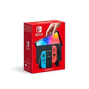 Nintendo Switch-Konsole (OLED-Modell) Neon-Rot/Neon-Blau + Just Dance 2023 – Limitierte Special Edition – [Nintendo Switch] + Subsonic Just Dance 2023 – Grip and Strap Pack