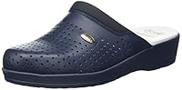 Scholl Damen Clog BACKGUARD Schuh für Medizinisches Fachpersonal, Blu, 39 EU