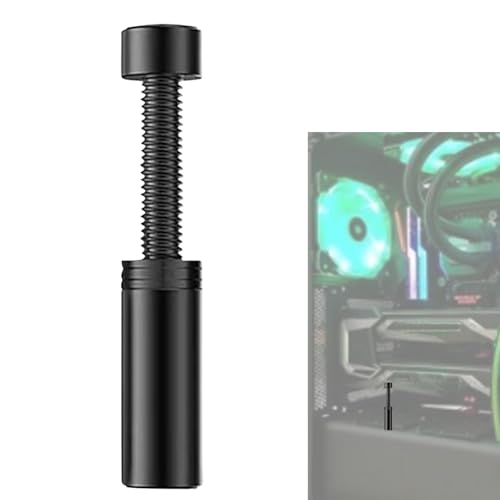 Soporte de soporte para GPU: telescópico de aleación de aluminio, magnético compacto, componente estabilizador antihundimiento, hardware de protección para computadora de escritorio co