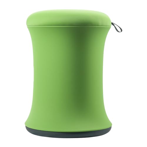 Image of ADHD Wobble Stool, Yoga Ball Chair, Ergonomic Active Sitting Stool for Adults,Kids, Improves Focus, Posture Balance Adjustable Height, Non-Slip Base for Home, School, Exercise, Yoga (Green)