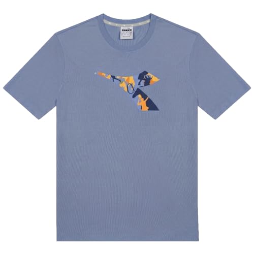 T-shirt Diadora Homme Maillot Couleur Unie Logo Sport