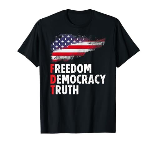 Freedom Democracy Truth American Flag T�V���c