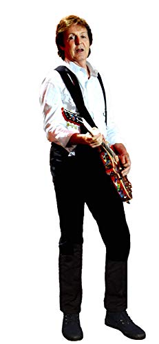 Paul McCartney Wings HOFNER BASS Guitar LIFESIZE Cardboard Standup Standee Cutout Poster Figure Display Prop New
