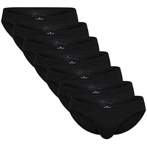 TOM TAILOR 7er Pack Herren Slips aus 100% natürlicher Baumwolle 7 Cover