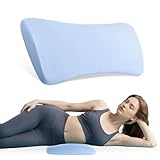 Ecofocet Cuscino per supporto lombare in memory foam, Cuscino Lombare ergonomico, supporto lombare per letto e divano, Lumbar support pillow adatto per letto e sedia, alleviare il dolore lombare