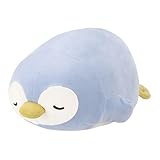 りぶはあと ボルスタークッション ポリエステル マシュマロアニマル ペンギンのラブ (全長約27cm) ふわふわ もちもち 28997-61