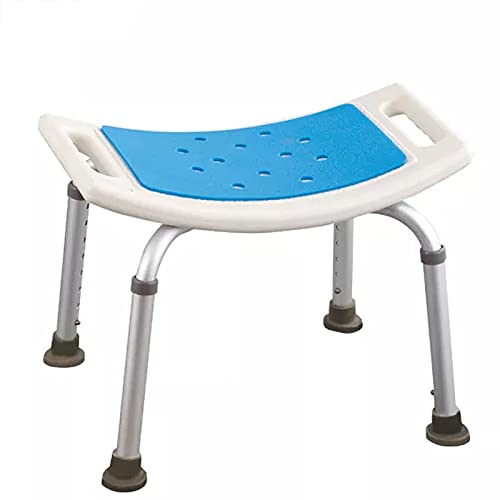 Asiento de bañera para ancianos, mujeres embarazadas, discapacitados, taburetes de ducha médicos, silla de bañera ajustable en 6 posiciones con asas y pies antideslizantes