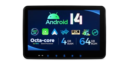 XTRONS TX123GS Autoradio 2 DIN, Display 10,1", Android 14, WiFi,