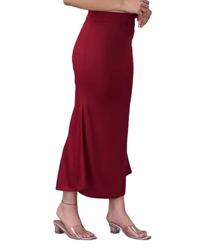 Image of LADLA FASHION] Women's Saree Shapewear - Mermaid Cut Saree Shaper Petticoat with Side Slit,
