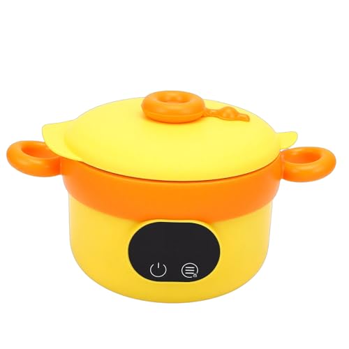Tonysa Eléctrica Tazón Calentador de Alimentos Inalámbrico con Aislamiento de Acero Inoxidable 304, Gran Capacidad de 470 Ml, No Necesita Agua, Calefacción con un para Niños Pequeños en Casa y