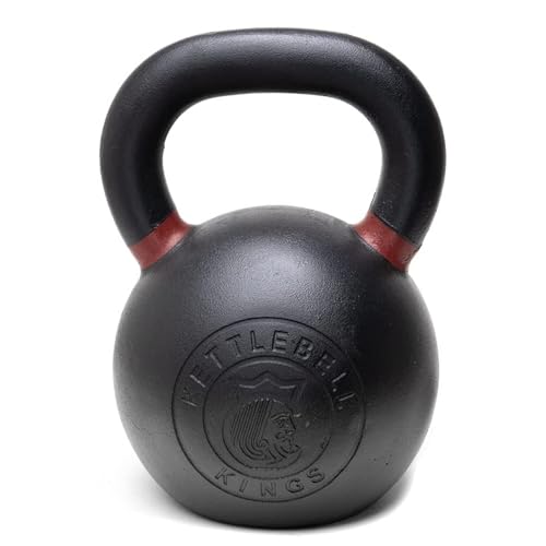 Kettlebell Kings Powder Coated Kettlebell Weights 4-48 KG | Hand weights Workout Gym Equipment & Strength training sets for Women & Men | Weights set for Home Gym- New