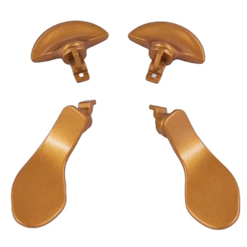 Image of 4 Pcs Edge Controller Back Paddles for PS5 DualSense Edge Controller, Paddles Replacement Compatible with PS5 Edge Controller, Metal Paddles for PS5 DualSense Edge Controller (Gold)
