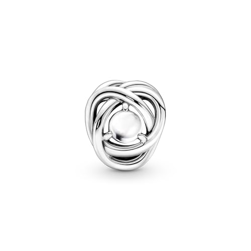 PANDORA True Red Eternity Circle Charm - Compatible Moments - Gift for Her - Made with Sterling Silver and Man-made Crystals - with Gift Box3
