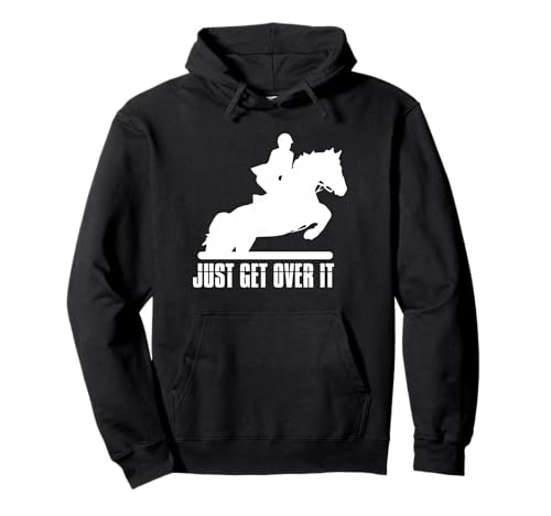 English Riding Hunter Jumper Girl Riding Horse Pullover Hoodie