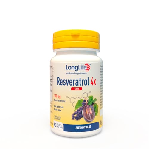 LongLife Resveratrol 4x Forte 60 gélules