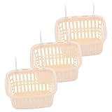 Crochet de suspension solide : équipé d'un crochet de suspension solide, il peut être accroché en toute sécurité aux murs ou à d'autres surfaces sans tomber facilement, organisateur de mural, panier en plastique suspendu