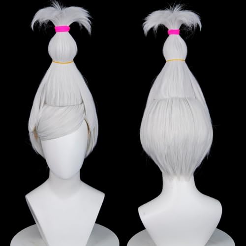Wiggy Mermaid Seiko Ayase Wig for Dandadan Cosplay – Silver Grey