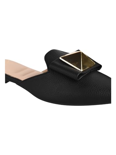 Image of The White Pole Slip on Slides Flat Mules Bellies Jutti Sandals for Women and Girls