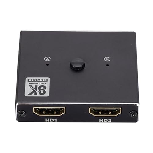 Divisor de indicador LED con 2 en 1 o 1 en 2 salidas HDTV, caja de conmutación de dispositivo, divisor de modo doble para conmutador HDTV
