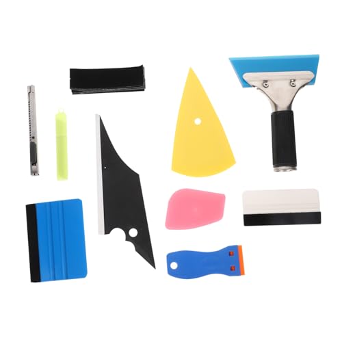 Kit de teinte pour vitres en acier inoxydable et raclette plastique haute durabilité