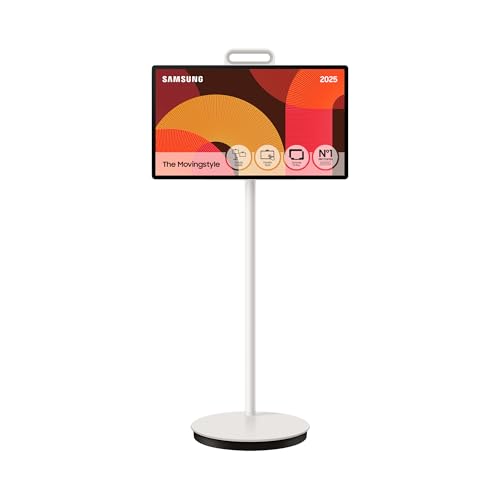 Samsung TV The Movingstyle LSM7F QHD con Pantalla portátil, Peana Desmontable, Táctil e Inteligente