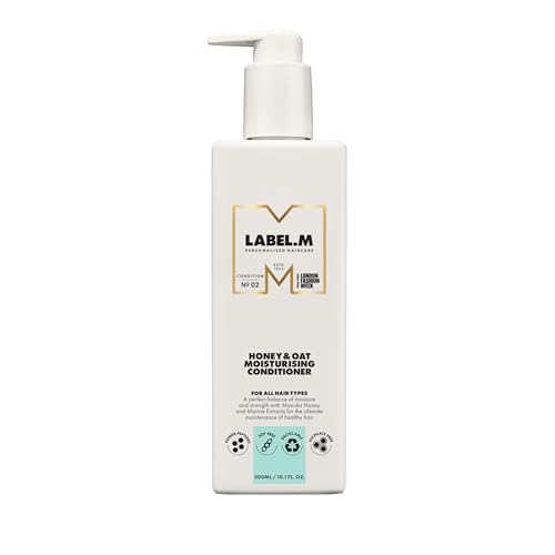 LABEL.M Honey & Oat Moisturising Conditioner 300ml – With Recyclable Pump