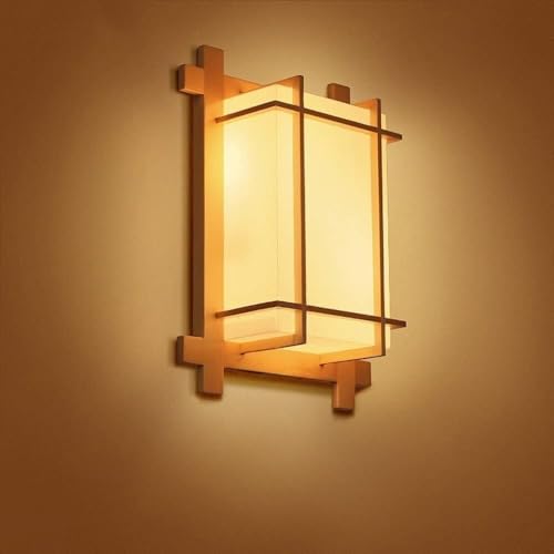 Applique couloir sombre japonais pour illuminer porche et entrée