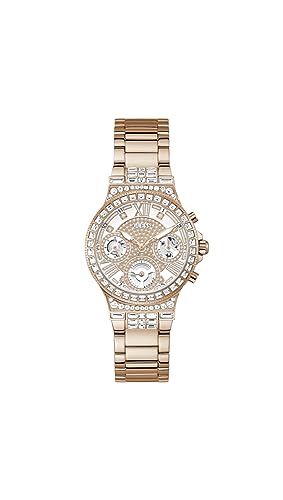 Orologio Analogico al Quarzo Donna con Cinturino in Acciaio Inossidabile GW0320L3