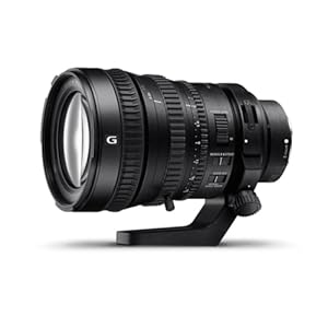 Sony SELP28135G – Objetivo para videocámara para Sony/Minolta (Distancia Focal 28-135mm, Apertura f/4-22, estabilizador óptico, diámetro: 95mm) Negro