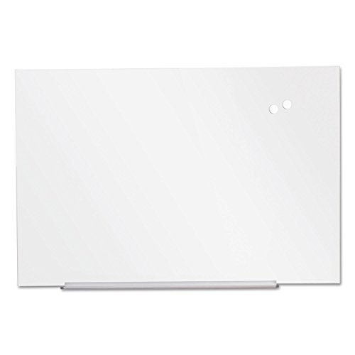 Universal UNV43204 Frameless 72 in. x 48 in. Magnetic Glass Marker Board - White -  UNIVERSAL OFFICE PRODUCTS