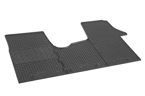 Tapis de sol en caoutchouc parfaitement adaptés pour Opel Vivaro (première rangée) 2014-2019