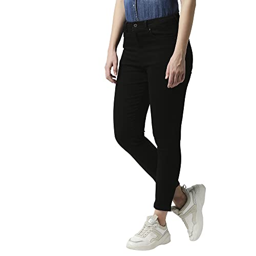 Image of Pepe Jeans Women's Dion Skinny Fit High Waist Ankle Length Jeans