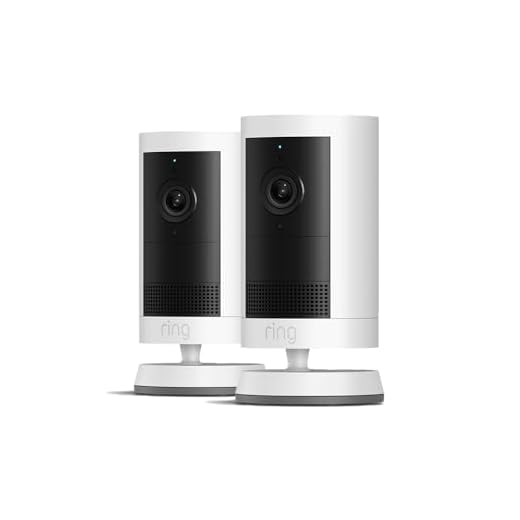 Ring | Nouvelle caméra extérieure Plus sans fil (Outdoor Camera Plus) | Vidéo grand angle en 2K I Caméra de surveillance à installer soi-même | Essai gratuit de 30 jours à l'abonnement Ring Home | 2 Caméras