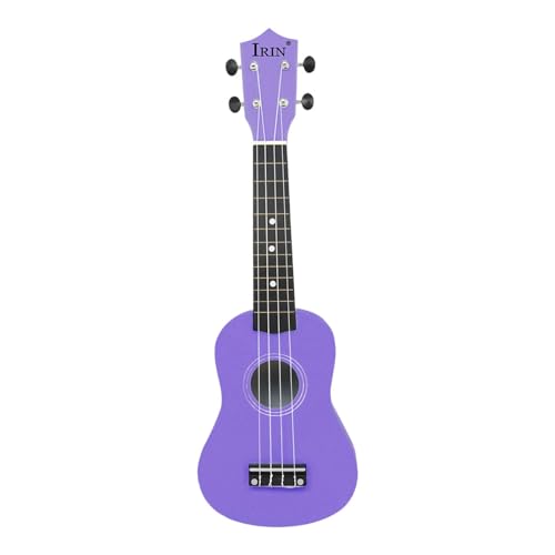 Ukulele jouet pour enfants violet à 4 cordes réglables pour éveil musical