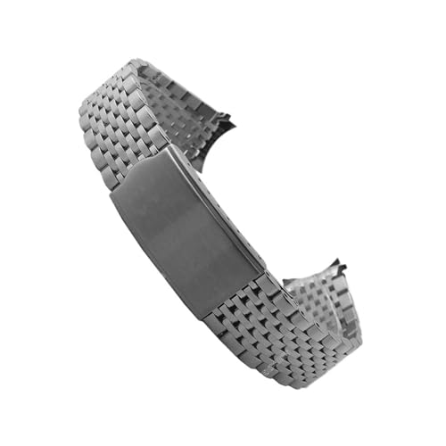 Sangle en métal acier inoxydable 18mm fixer montre sans espace