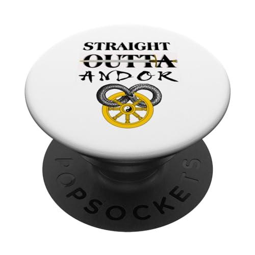 Straight outta Andor with the battle standard Wheel Time PopSockets Swappable PopGrip, Black