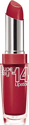 Bild von Maybelline New York Make-Up Lippenstift Super Stay 14h Lipstick Ravishing Rouge / Edles Rot mit 14 Stunden Halt, 1 x 3,5 g