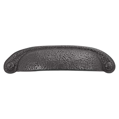 Authentic Crazy Deals Hickory Hardware P3004-BI-10B Refined Rustic Collection Cup Pull, 3 Inch and 3-3/4 Inch (96mm) Center, Black Iron, 10 Each Authentic Crazy Deals Hickory Hardware P3004-BI-10B Refined Rustic Collection Cup Pull, 3 Inch and 3-3/4 Inch (96mm) Center, Black Iron, 10 Each