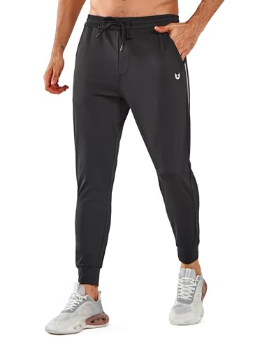 NORTHYARD Men's Running Jogger Pants Athletic Workout Sweatpants with Zipper Pockets Gym Track Jogging Sweatpant