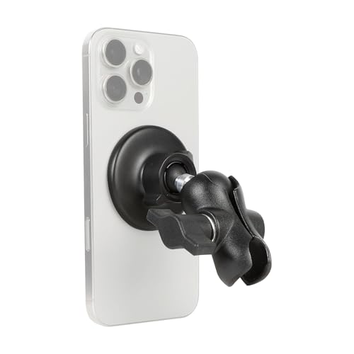 Base magnétique pour téléphone portable et support à billes taille B avec bras double prise