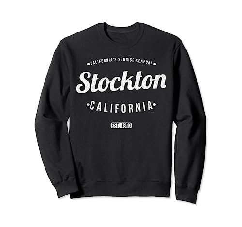 Recuerdo retro vintage de Stockton California CA Stockton Sudadera