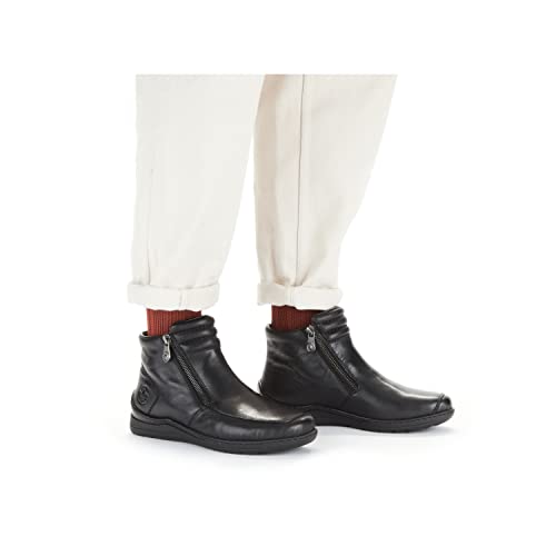 Rieker Damen Stiefel 48999-00 schwarz Gr. 36 – Ansicht 2