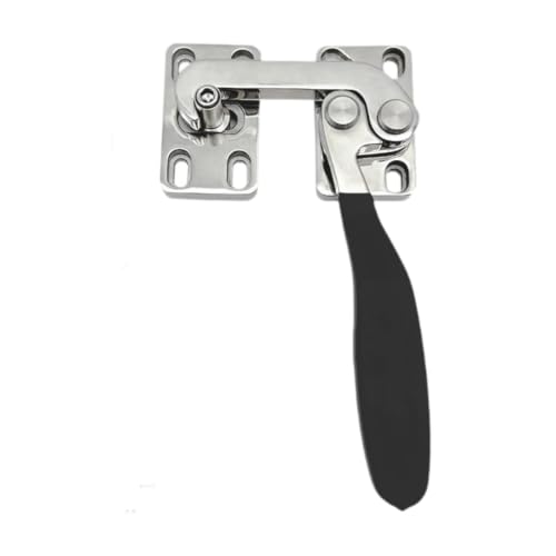Almencla Industrial Oven Handle Lock Latch Assemble Hardware Sturdy Lock Metal Heavy Duty Equipment for Airtight Door, Left 22.2cm