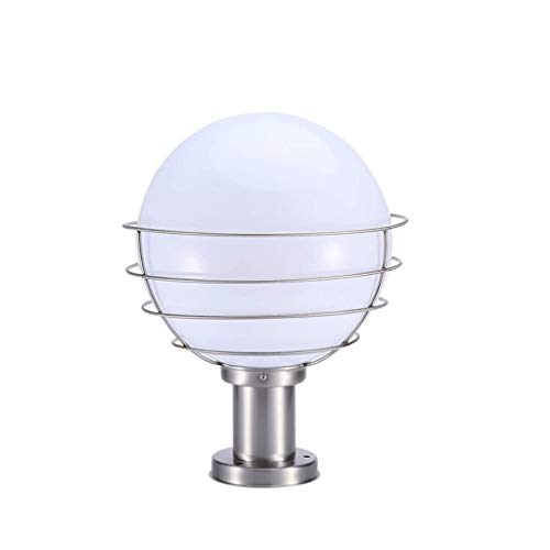 Murales lampes design en acier inoxydable brillant pour pilier et cour extérieure